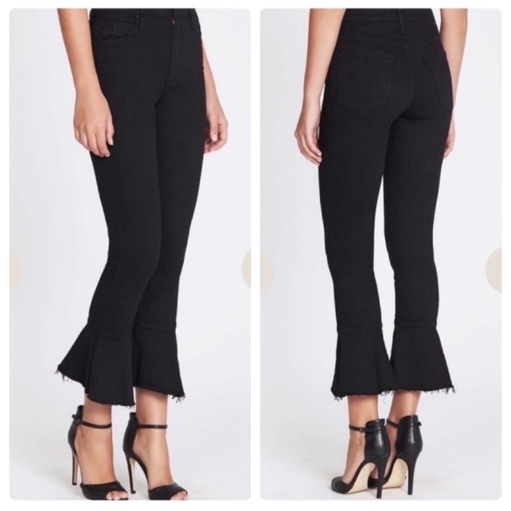 MOTHER The Cha Cha Fray Jeans In Not Guilty Size 25